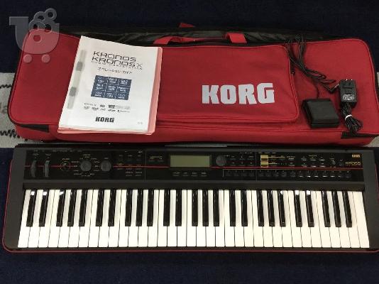 PoulaTo: korg kross 61 κλειδιών σταθμός μουσικής συνθεσάιζερ
